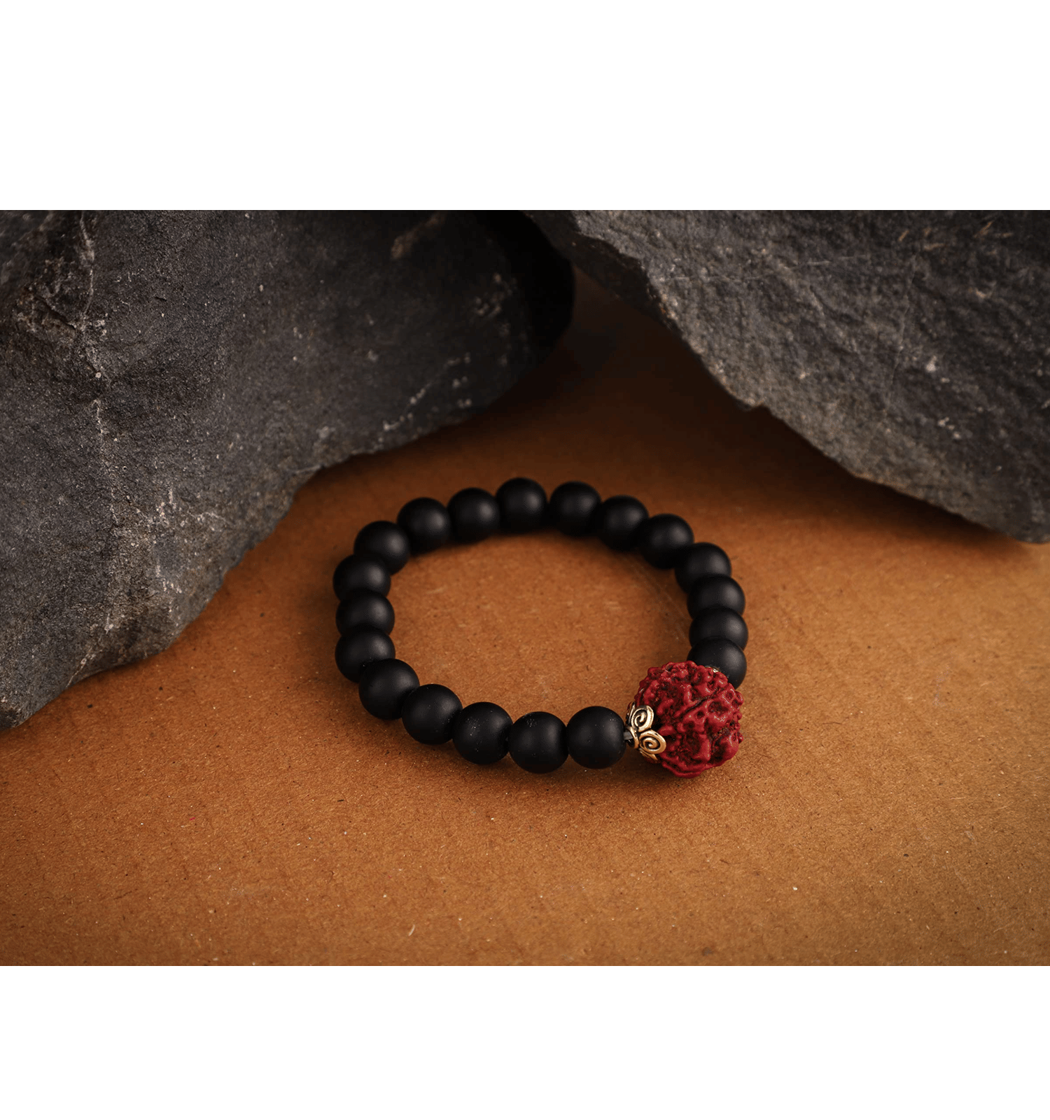     			JFL - Jewellery For Less Black Bracelet ( Pack of 1 )