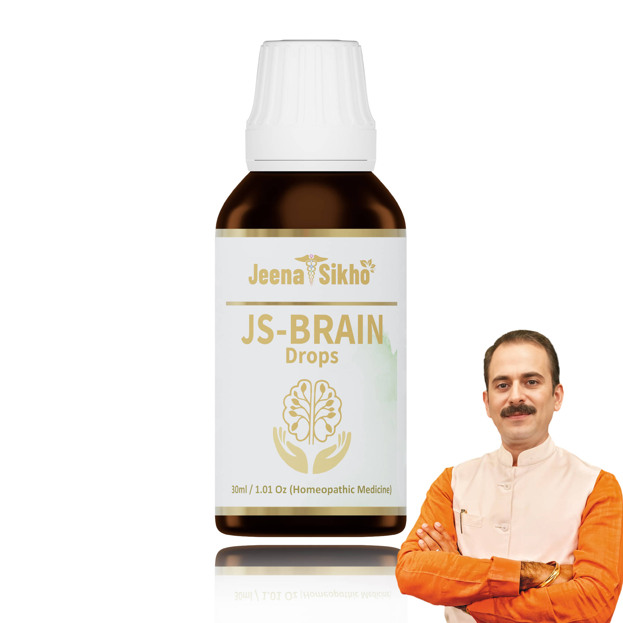     			Jeena Sikho JS-Brain Drop | Effective For Mind Wellness & Focus, 30ml