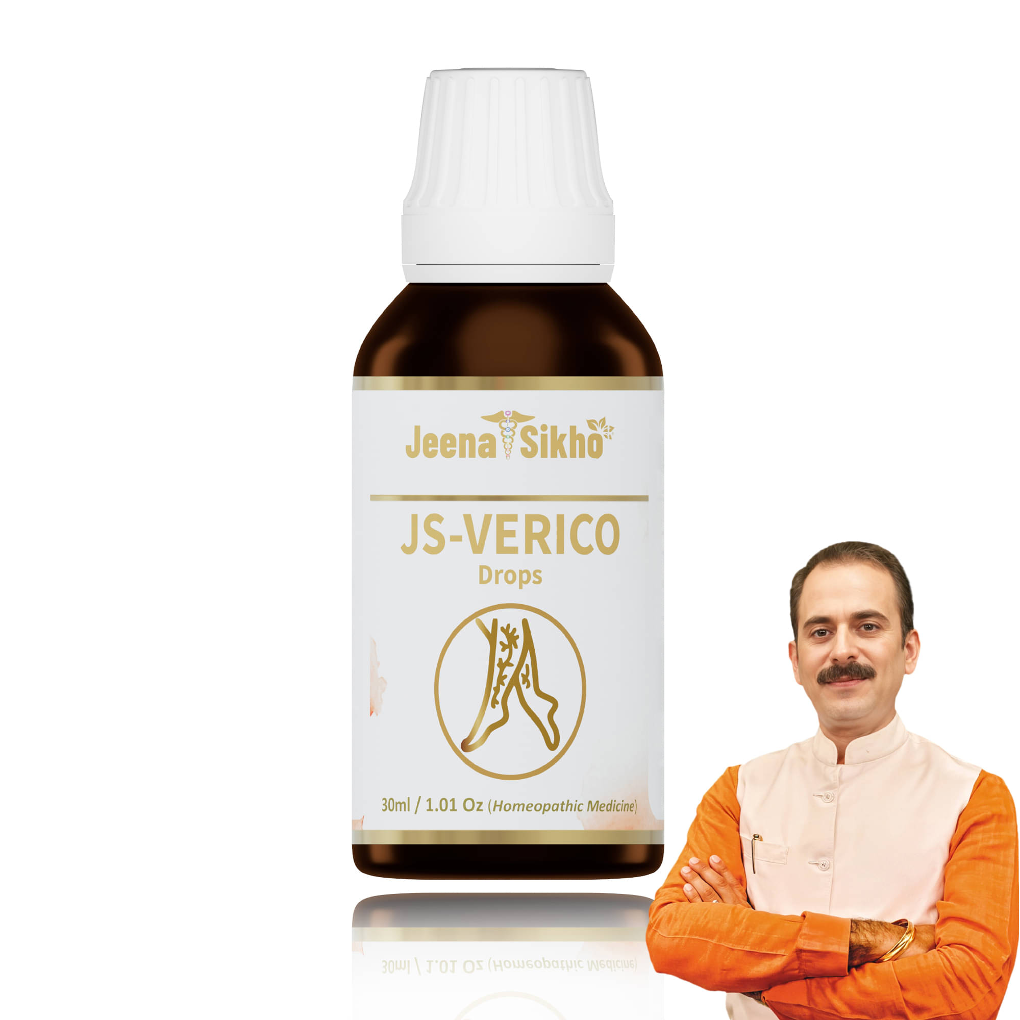 Jeena Sikho JS-Verico Drop | Drops For Varicose Vein And Spider Veins, 30ml Jeena Sikho JS-Verico Drop | Drops For Varicose Vein And Spider Veins, 30ml