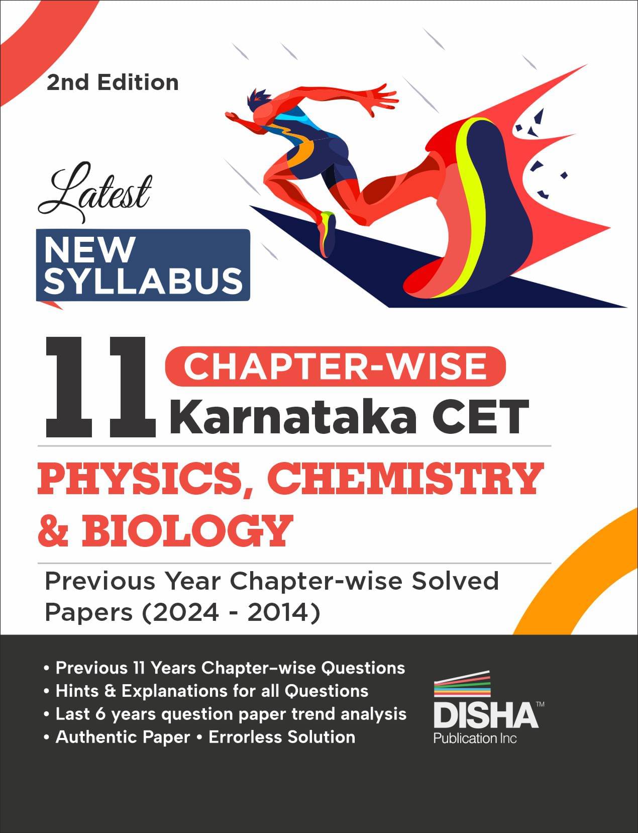     			Latest New Syllabus 11 Chapter-wise Karnataka CET Physics, Chemistry & Biology Previous Year Solved Papers (2024 - 2014) 2nd Edition | KCET PYQs Quest