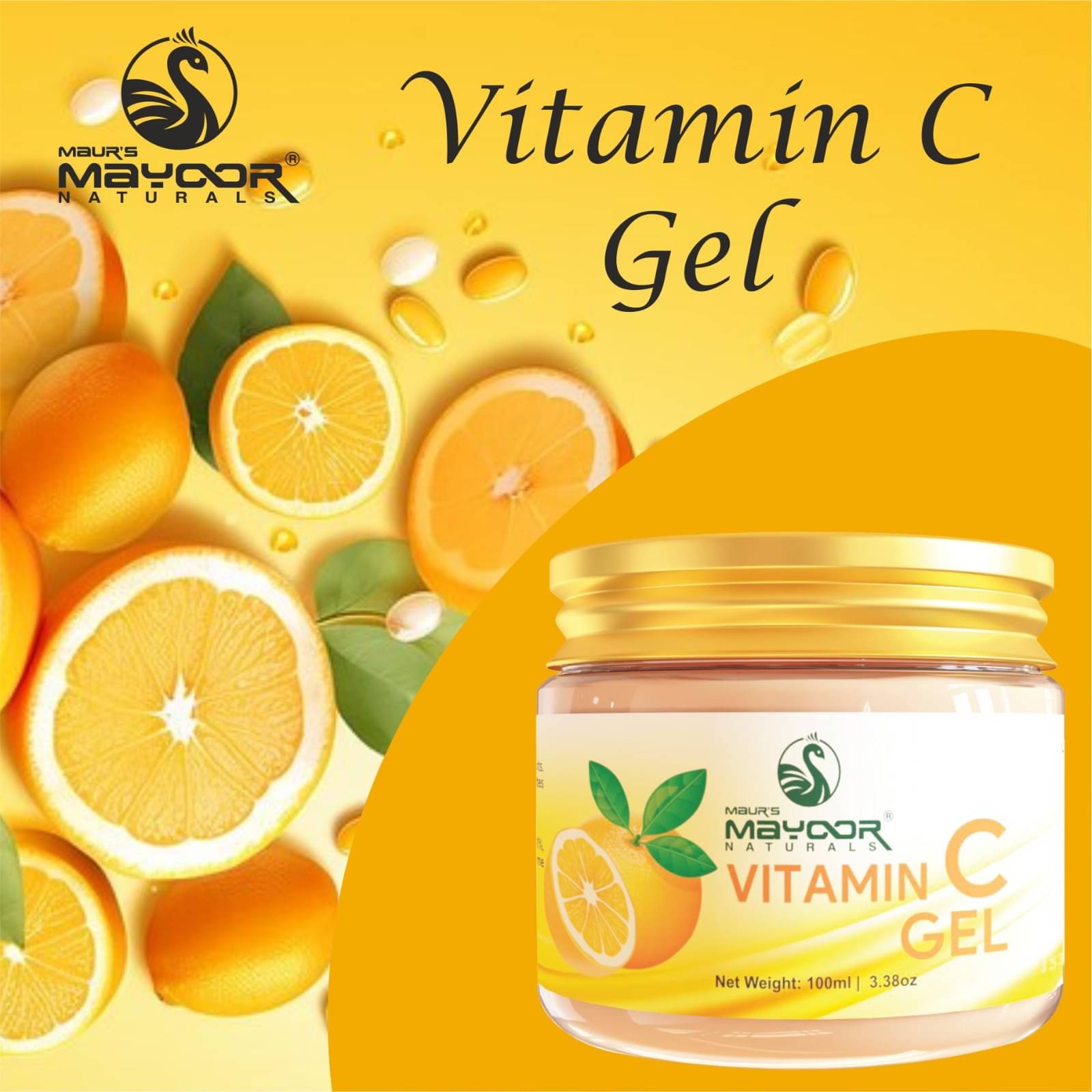     			MAUR'SMAYUR NATURALS Moisturizer All Skin Type Vitamin C ( 500 gm )