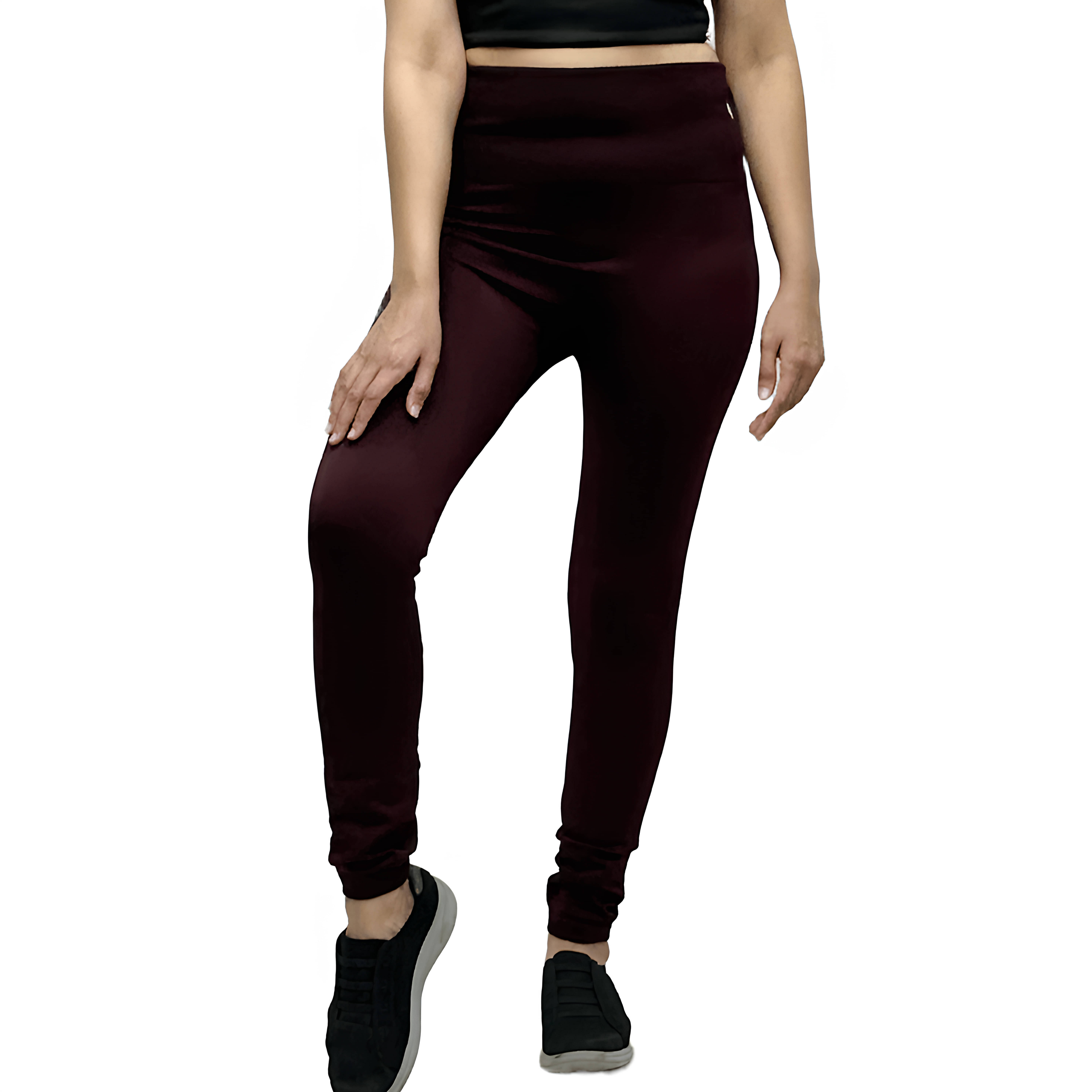     			MULTIWA Pack of 1 Lycra Regular Women's Casual Pants ( Maroon )