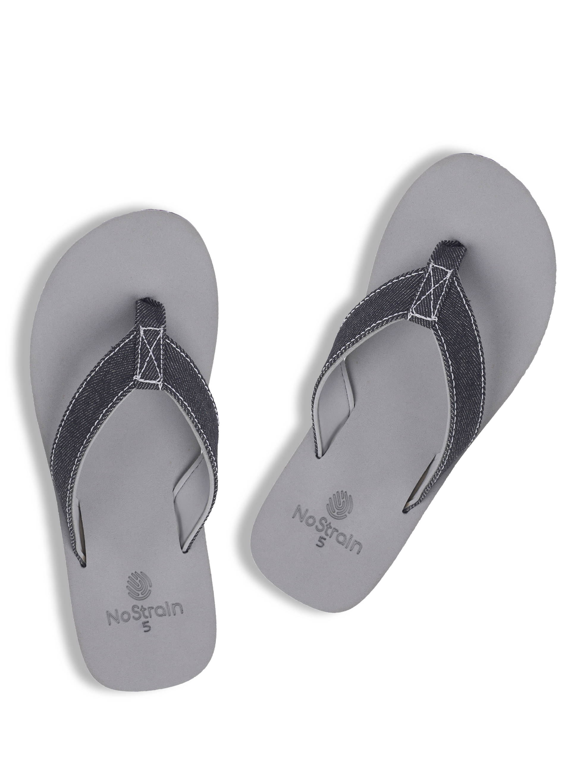     			NoStrain Grey Melange Women's Daily Slipper