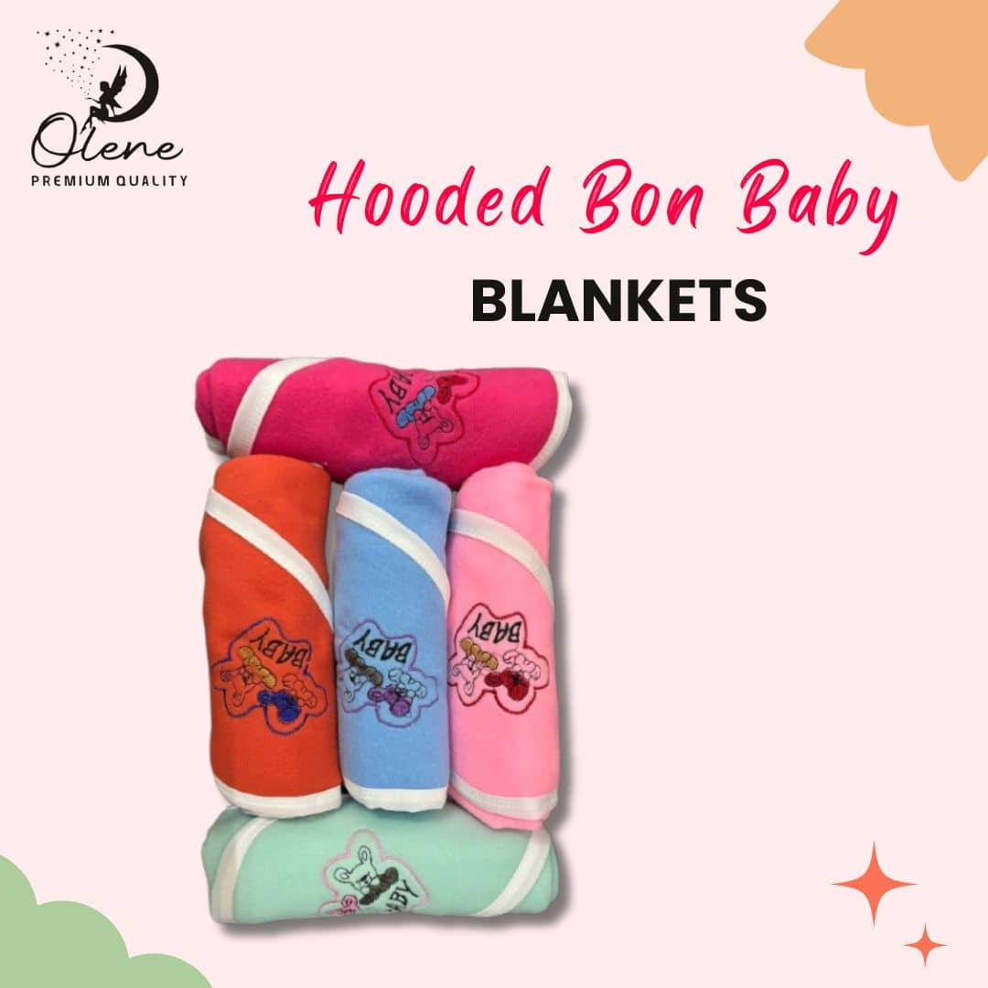 OLENE Multi-Colour Fleece Baby AC Blanket ( Pack of 5 )