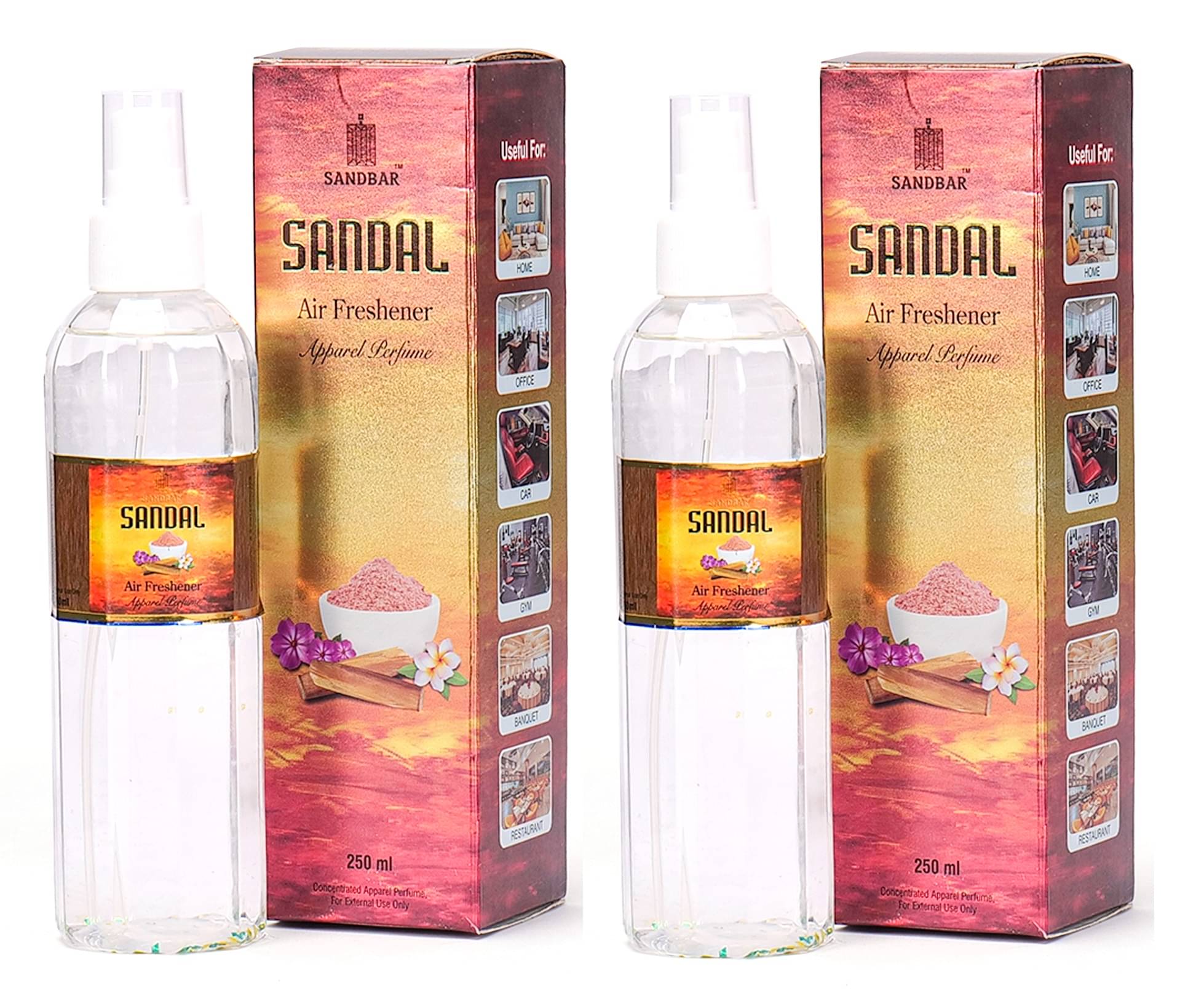     			SANDBAR Room Freshening Mist ( Pack of 2 )
