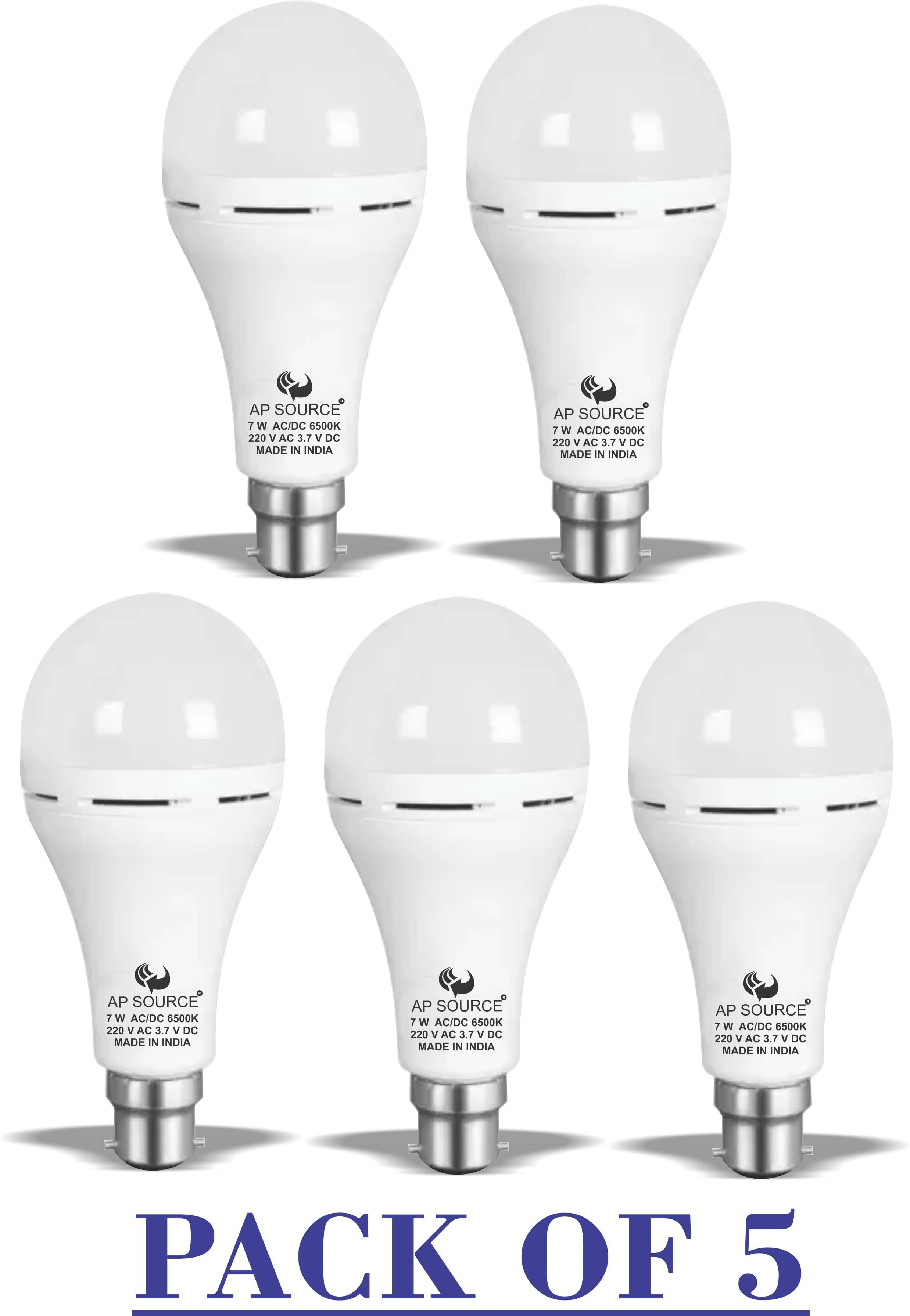 SPARKWORLD 7W Cool Day Light Inverter Bulb ( Pack of 5 ) SPARKWORLD 7W Cool Day Light Inverter Bulb ( Pack of 5 )