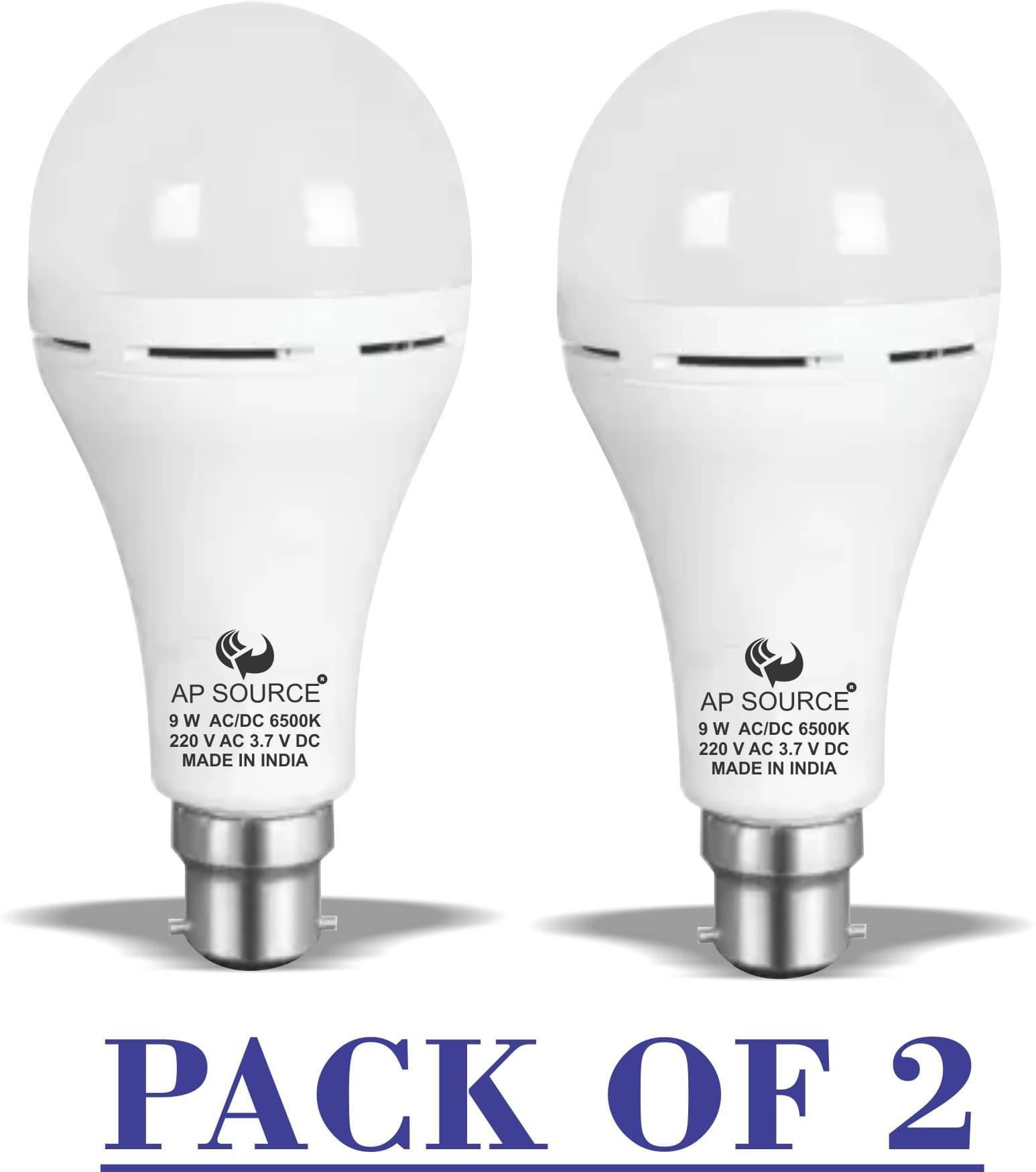     			SPARKWORLD 9W Cool Day Light Inverter Bulb ( Pack of 2 )