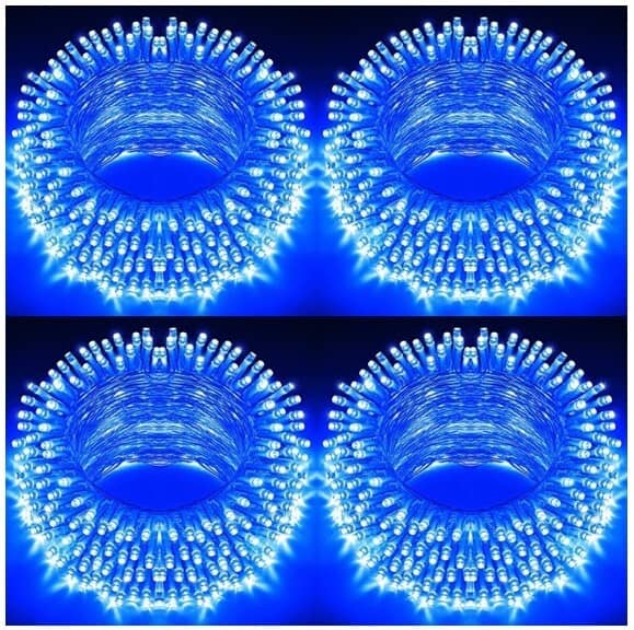 Spark World Blue 11 Mtr String Light ( Pack of 4 )