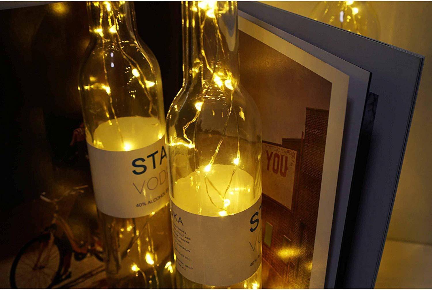     			Spark World Gold 2Mtr Cork light ( Pack of 10 )
