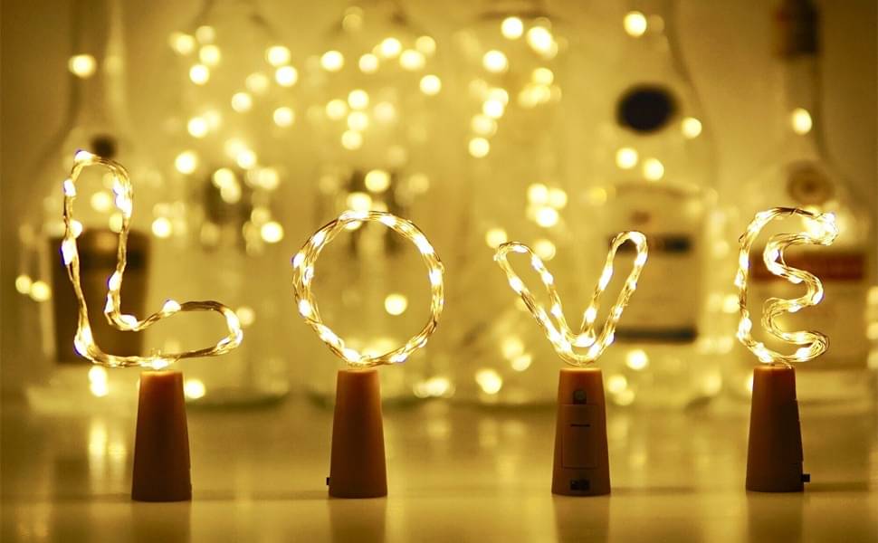     			Spark World Gold 2Mtr Cork light ( Pack of 4 )