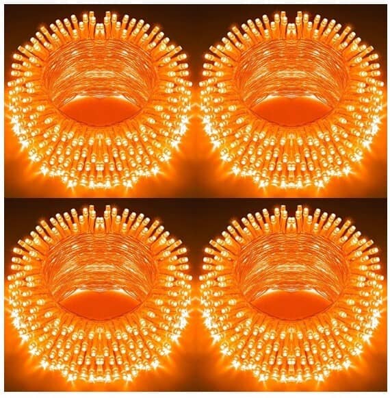 Spark World Orange 11 Mtr String Light ( Pack of 4 )