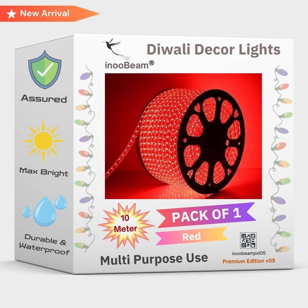     			Spark World Red 10 Mtr LED Rope Light ( Pack of 1 )
