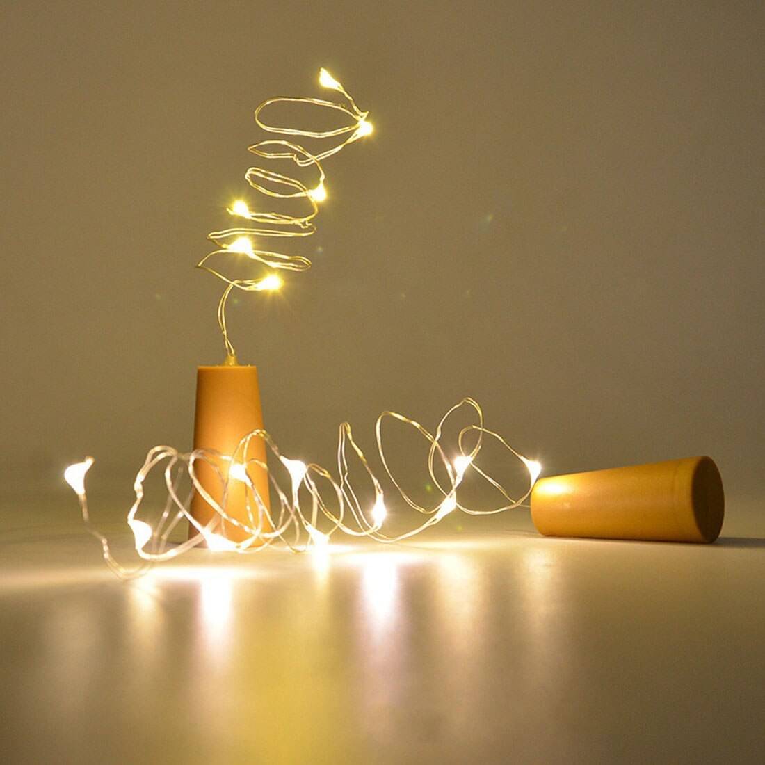     			Spark World White 2Mtr Cork light ( Pack of 2 )