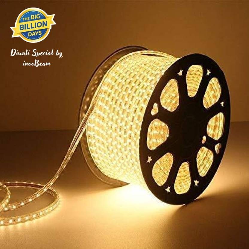     			Spark World Yellow 10 Mtr LED Rope Light ( Pack of 1 )