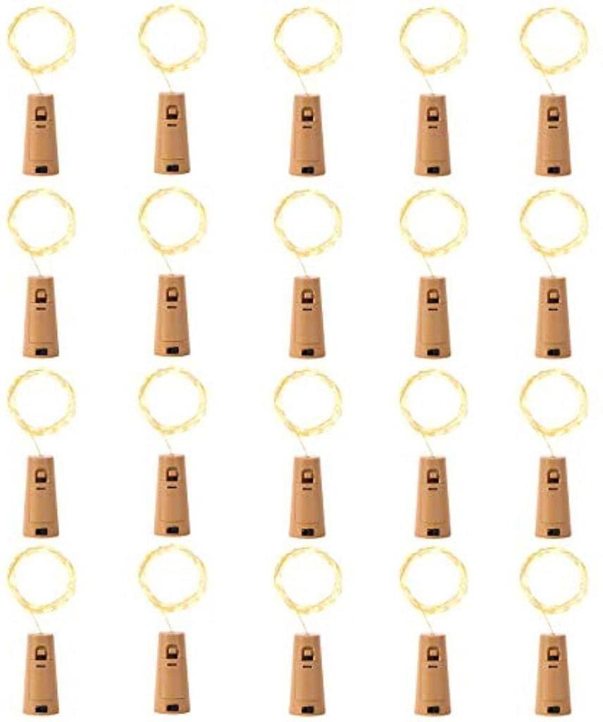     			Spark World Yellow 2Mtr Cork light ( Pack of 20 )