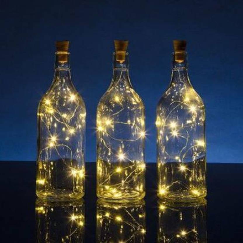     			Spark World Yellow 2Mtr Cork light ( Pack of 10 )