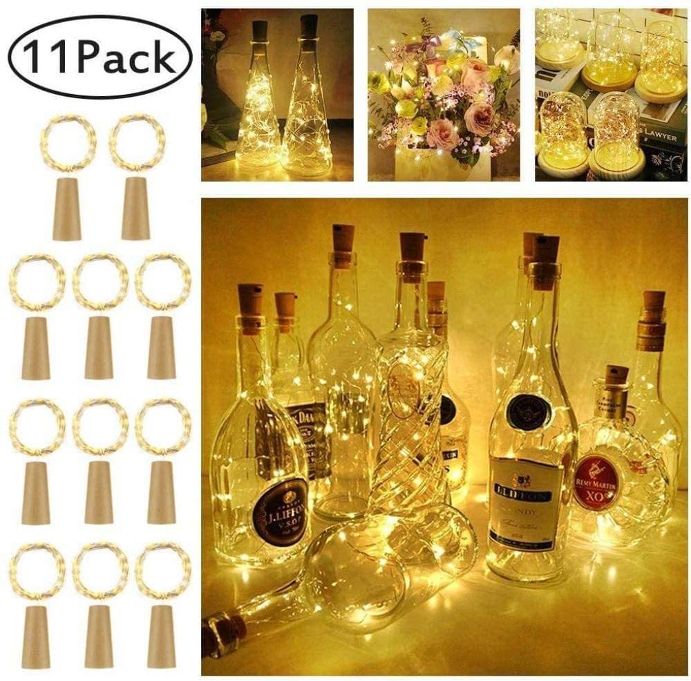     			Spark World Yellow 2Mtr Cork light ( Pack of 11 )