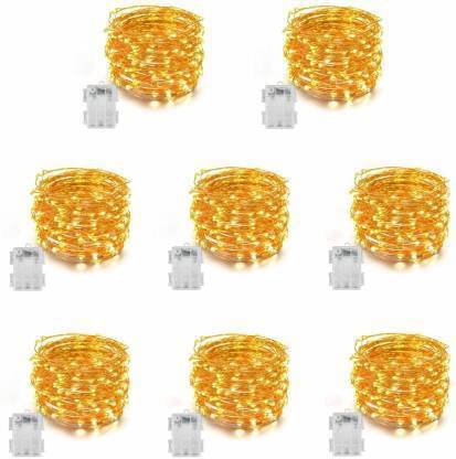     			Spark World Yellow 3M String Light ( Pack of 8 )