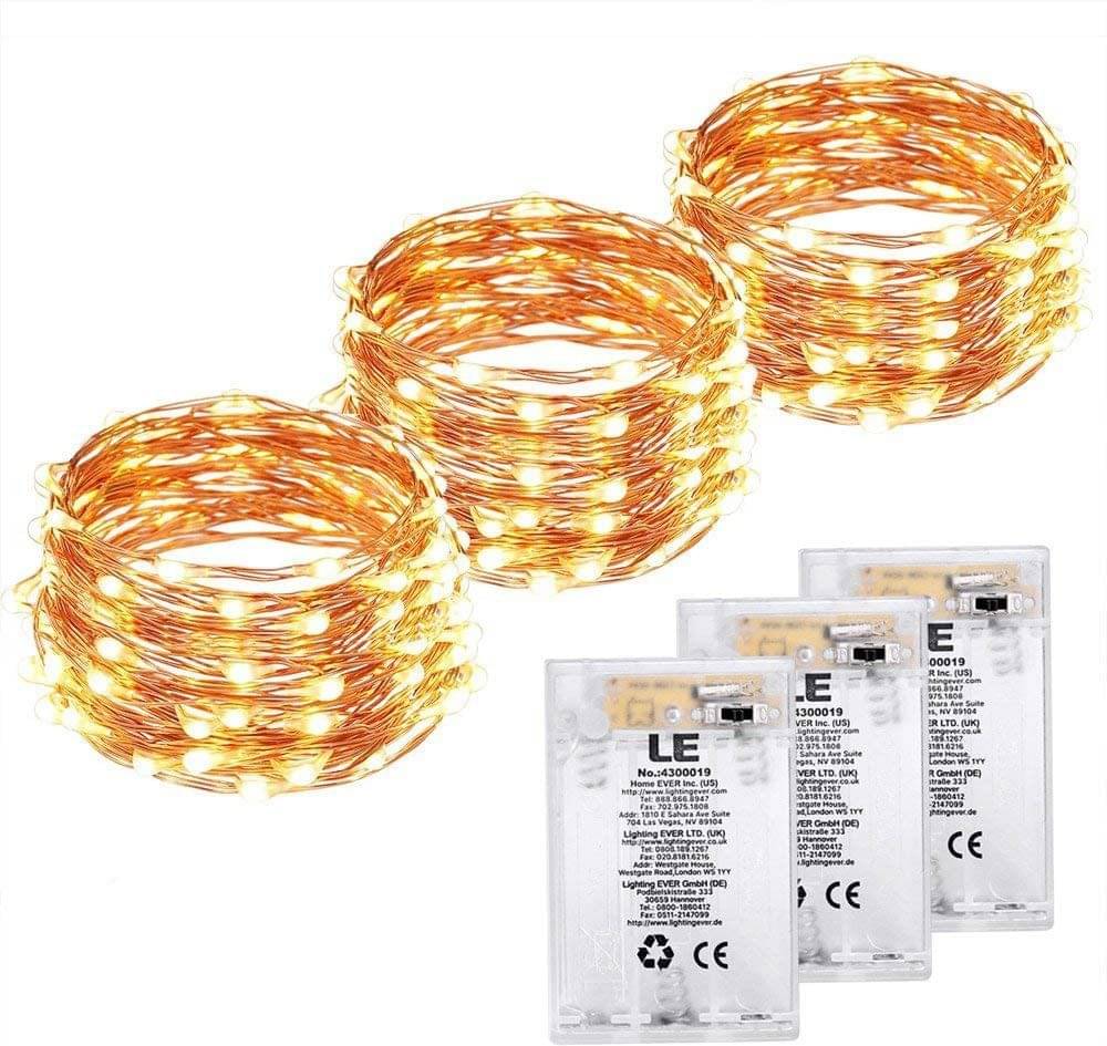     			Spark World Yellow 3M String Light ( Pack of 3 )