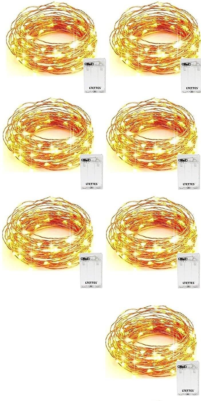     			Spark World Yellow 3M String Light ( Pack of 7 )