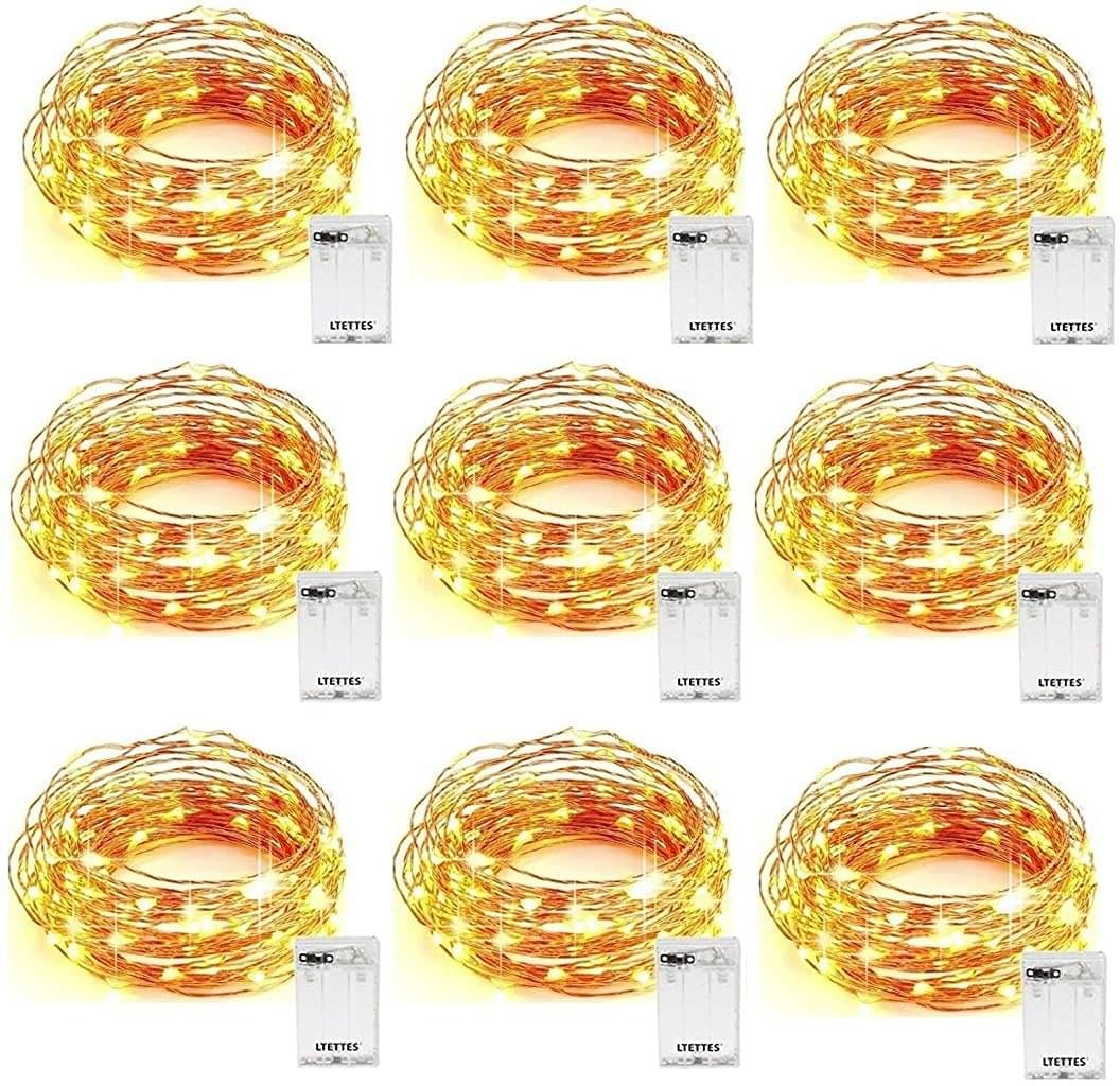     			Spark World Yellow 3M String Light ( Pack of 9 )