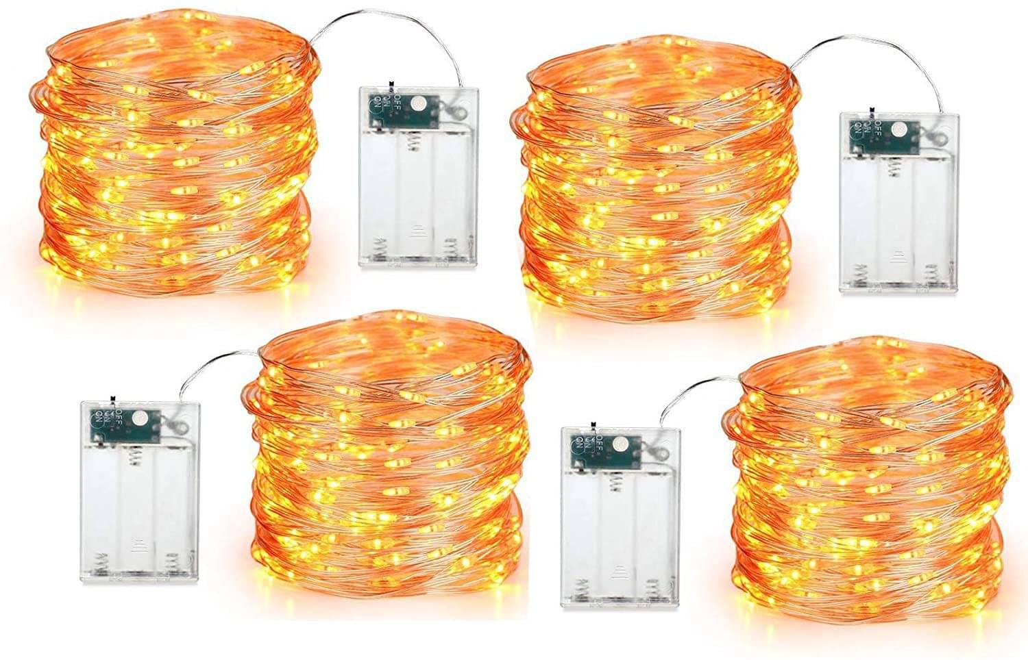     			Spark World Yellow 3M String Light ( Pack of 4 )