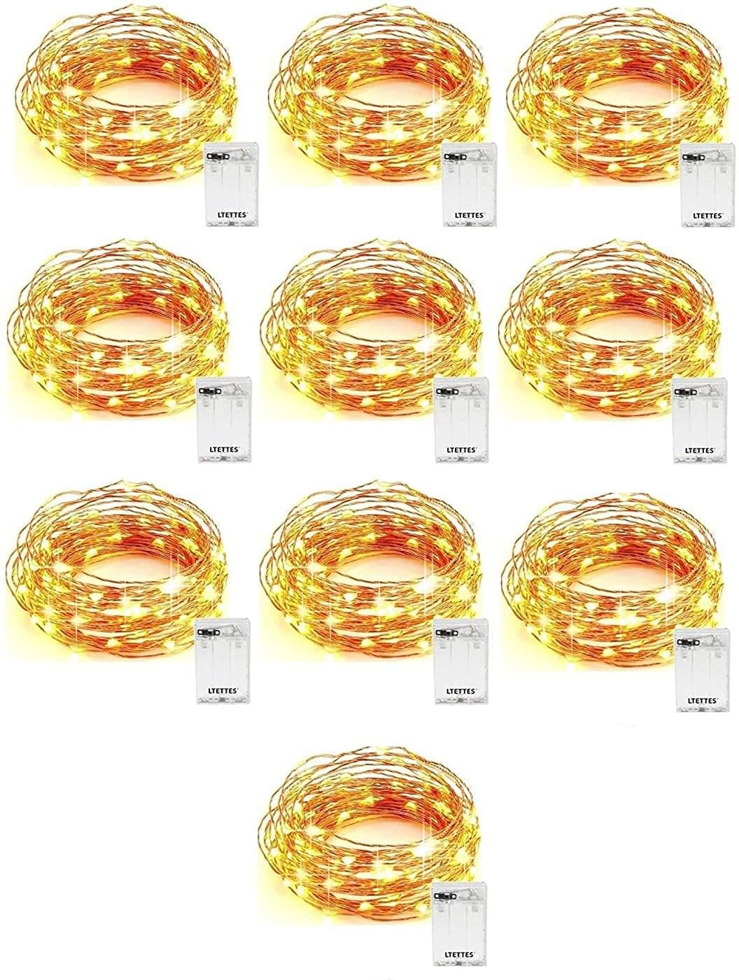     			Spark World Yellow 3M String Light ( Pack of 10 )