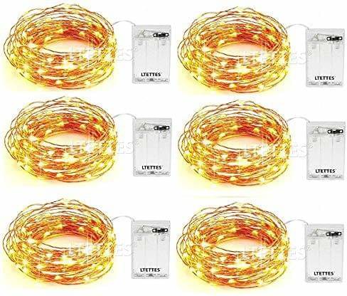     			Spark World Yellow 3M String Light ( Pack of 6 )