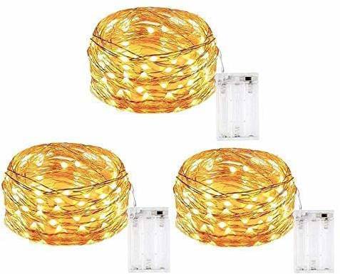     			Spark World Yellow 3M String Light ( Pack of 3 )