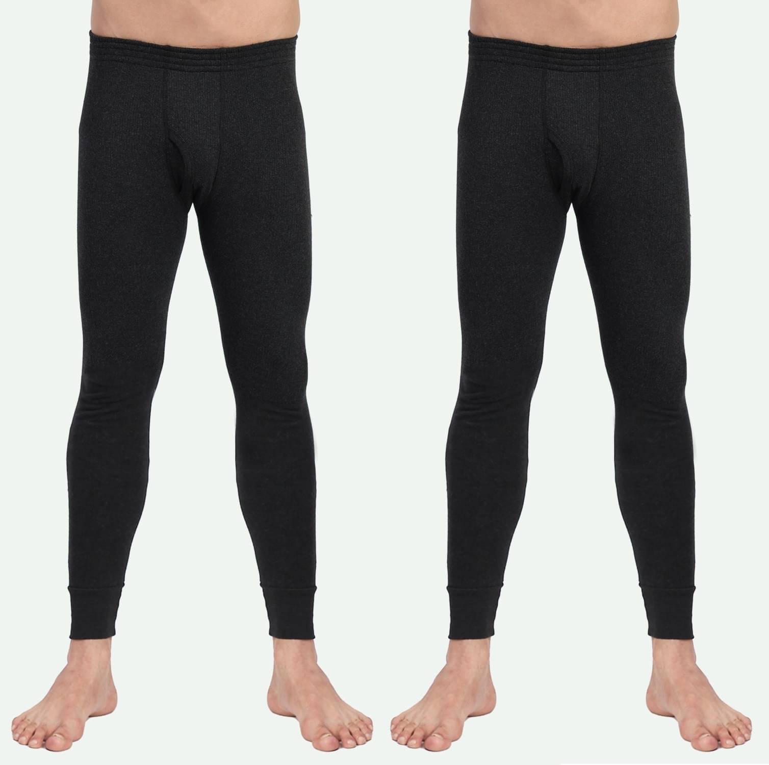 TT Pack of 2 Lycra Thermal Bottoms For Men's ( Black ) TT Pack of 2 Lycra Thermal Bottoms For Men's ( Black )