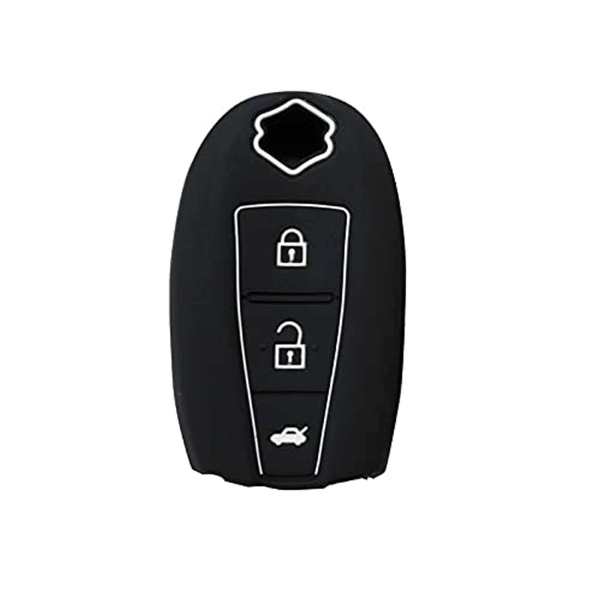 Valdez Silicon Car Key Cover for Maruti Suzuki Baleno, Ciaz, Vitara, S Cross, Swift, Breeza, Ignis and Toyota Urban Cruiser push button start car key only.