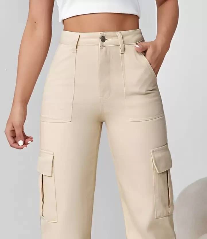     			Westchic Pack of 1 Lycra Baggy Women's Casual Pants ( Beige )