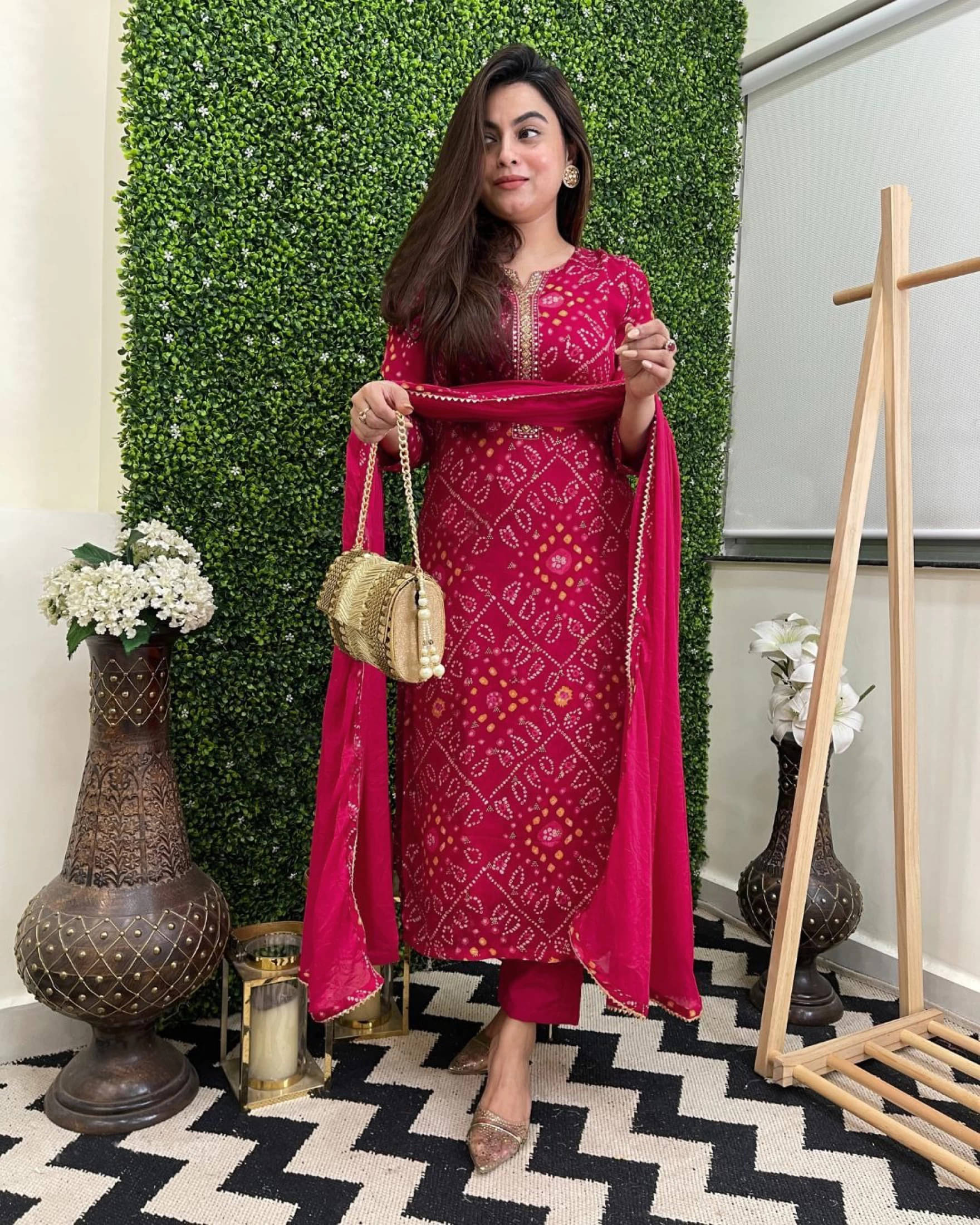 anushansa Rayon Embroidered Kurti With Pants Women's Stitched Salwar Suit - Pink ( Pack of 1 ) anushansa Rayon Embroidered Kurti With Pants Women's Stitched Salwar Suit - Pink ( Pack of 1 )