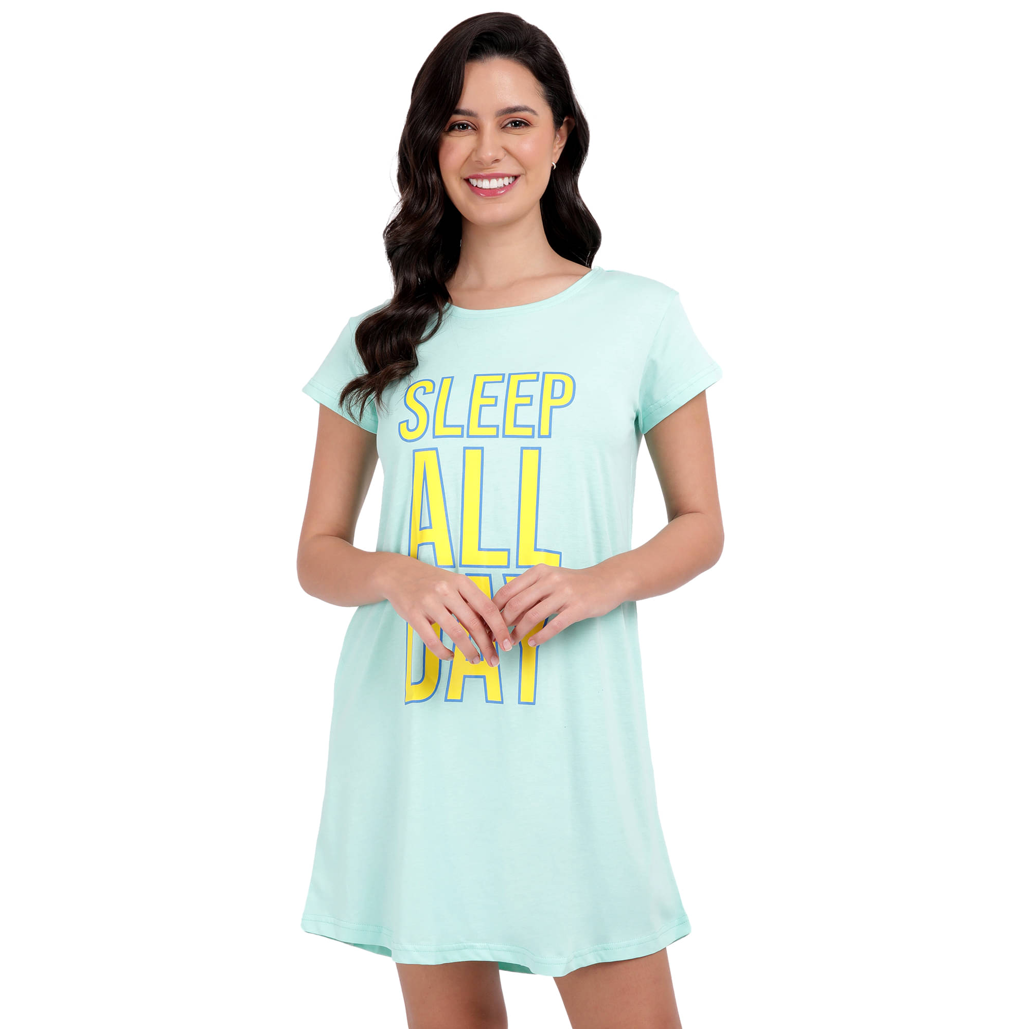 snappyb Women Cotton Solid Regular Fit Round Neck T-Shirt ( Mint Green ) snappyb Women Cotton Solid Regular Fit Round Neck T-Shirt ( Mint Green )