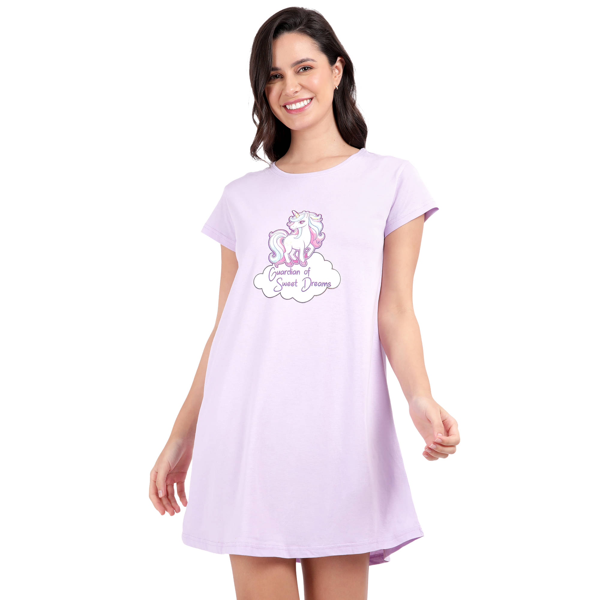 snappyb Women Cotton Solid Regular Fit Round Neck T-Shirt ( Lavender ) snappyb Women Cotton Solid Regular Fit Round Neck T-Shirt ( Lavender )
