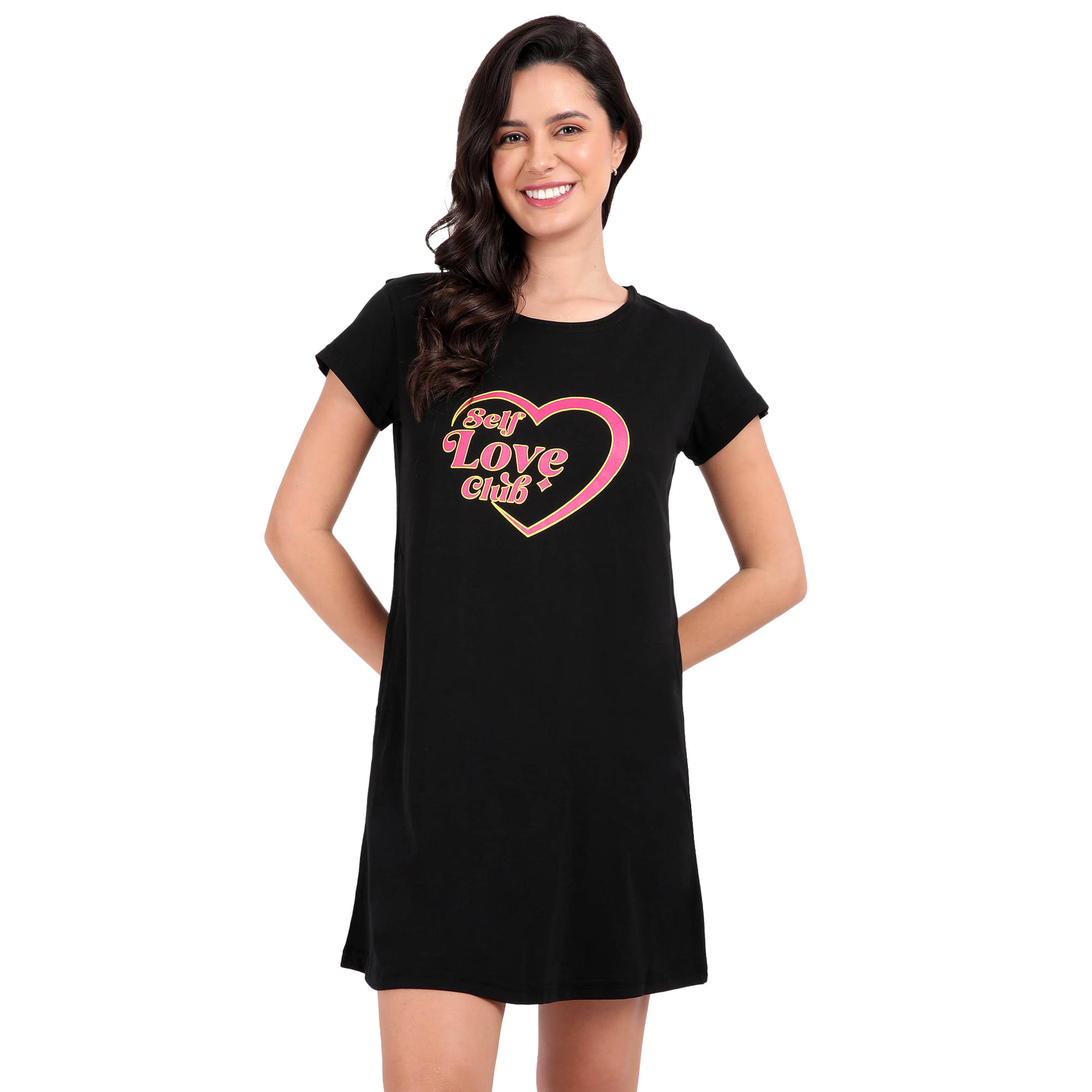 snappyb Women Cotton Solid Regular Fit Round Neck T-Shirt ( Black )     			snappyb Women Cotton Solid Regular Fit Round Neck T-Shirt ( Black )