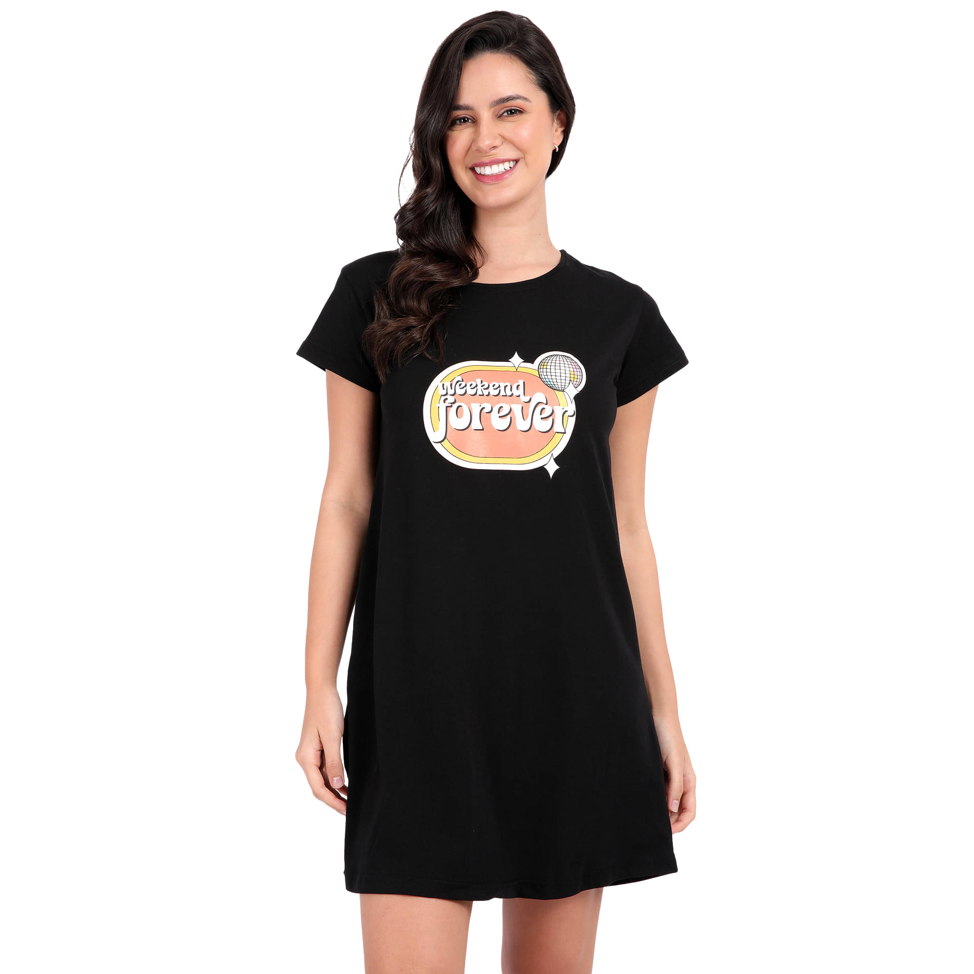 snappyb Women Cotton Solid Regular Fit Round Neck T-Shirt ( Black ) snappyb Women Cotton Solid Regular Fit Round Neck T-Shirt ( Black )