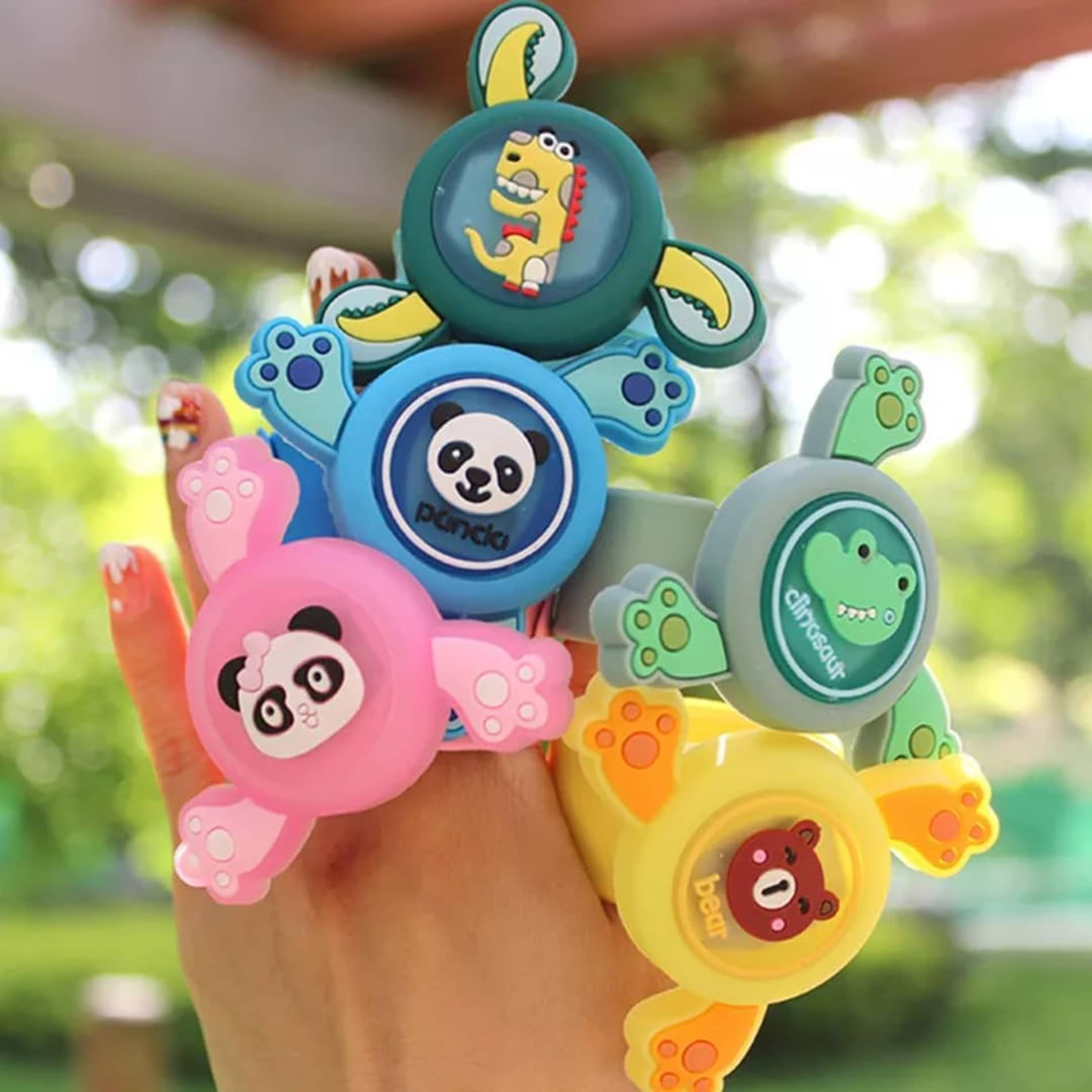     			ATIPRIYA Multi Color Rubber Wrist Band ( Pack of 2 )