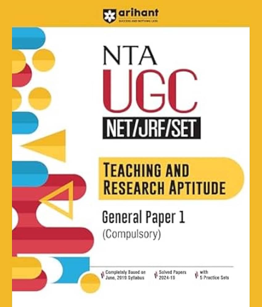 Arihant 2025 EDITION NTA UGC NET/JRF/SET Teaching And Research Aptitude General Paper | (Compulsory) | Solved Papers, and 5 Practice Sets - Stationery | Buy online on ZillyBuy
