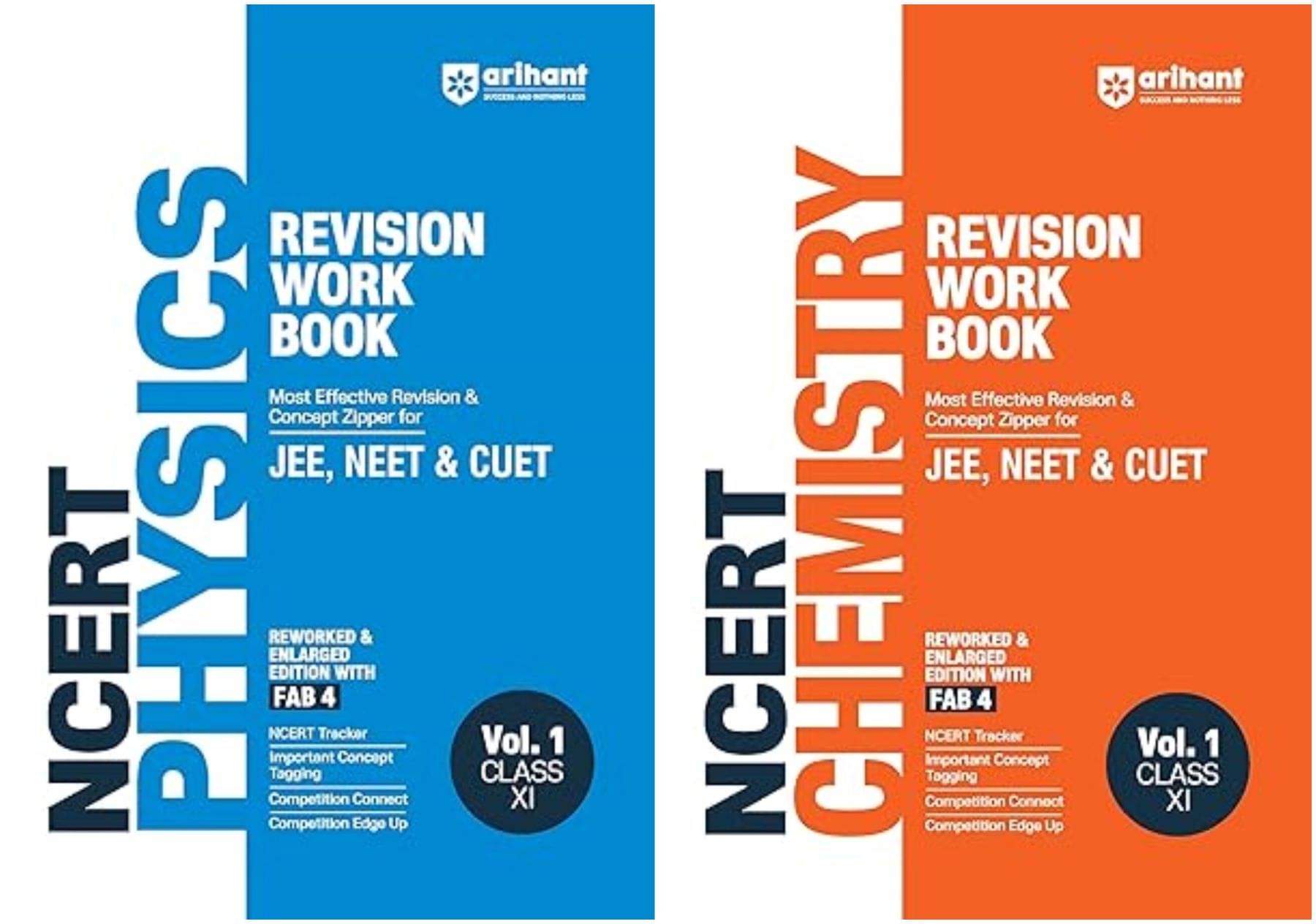     			Arihant NCERT Revision Workbook For JEE | NEET | CUET | Physics & Chemistry Vol. 1 Class 11 (2025 EDITION)