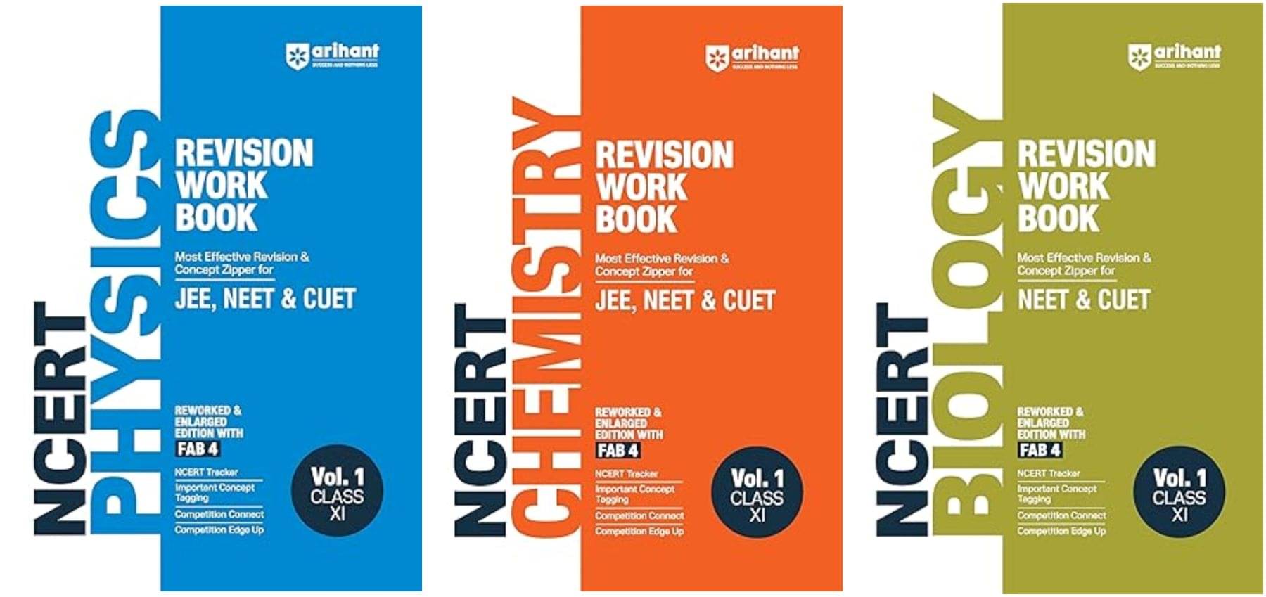     			Arihant NCERT Revision Workbook For NEET | CUET | Physics, Chemistry &  Biology Vol. 1 Class 11 (2025 EDITION)