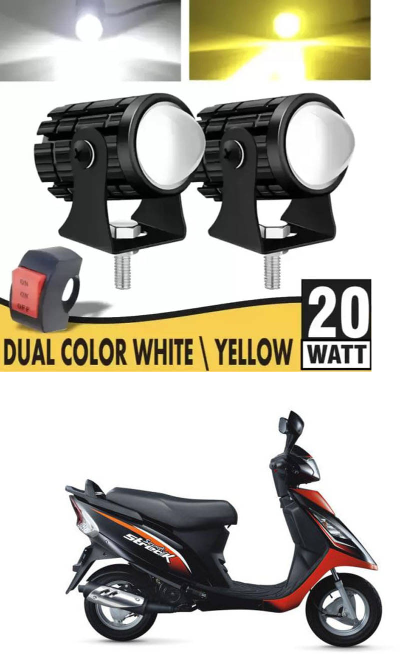     			BuddyBuzz Fog Light For TVS ( Pack of 1 )