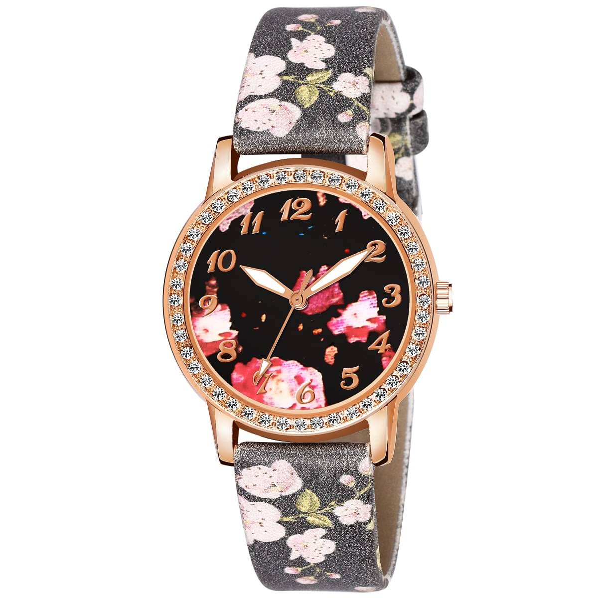     			Cosmic Multicolor Leather Analog Womens Watch
