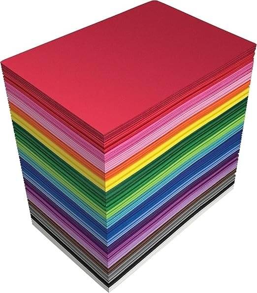     			ECLET A4 100 Coloured Sheets (10 Sheets each color)Copy Printing /Art and Craft Paper Double Sided Coloured Origami Folding DIY Craft Smooth Finish use in Home, School, Office Stationery Children's Day Gift, Birthday Gift, Party Favors,christmas decor etc
