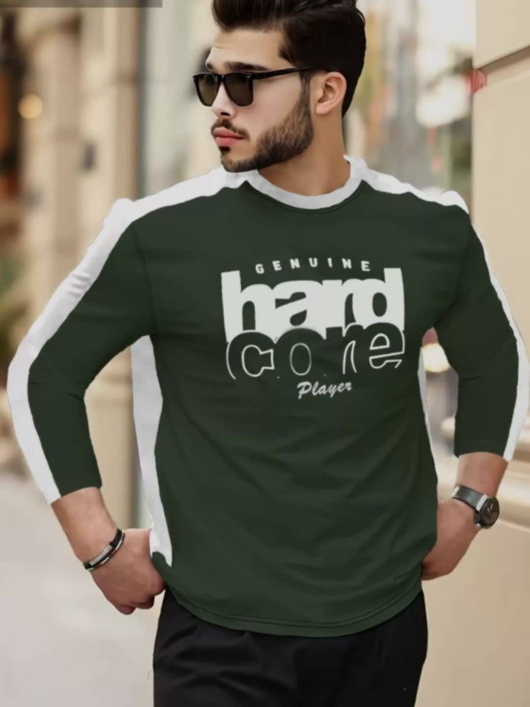 Buy HVBK Blue Cotton Blend Regular Fit Men's T-Shirt Pack of