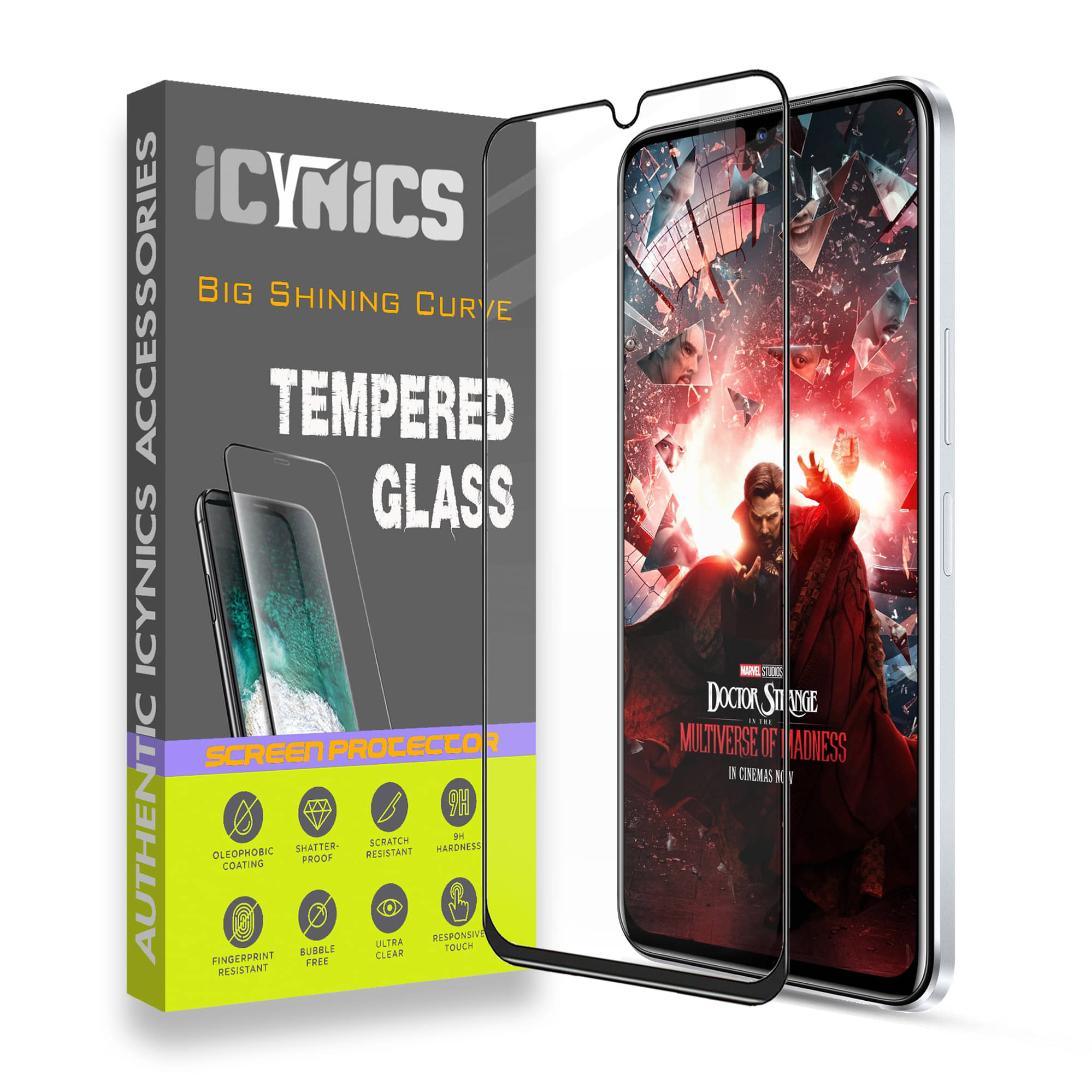 Icynics Tempered Glass Compatible For Infinix Note 12 Turbo ( Pack of 1 ) Icynics Tempered Glass Compatible For Infinix Note 12 Turbo ( Pack of 1 )