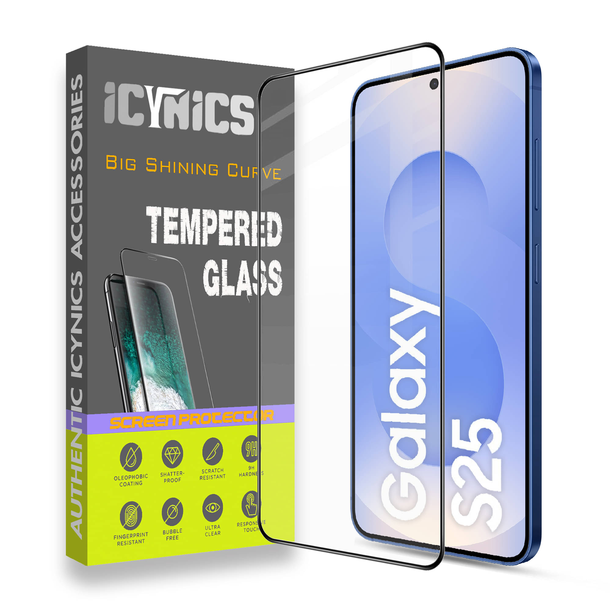 Icynics Tempered Glass Compatible For Samsung Galaxy S25 5g ( Pack of 1 ) Icynics Tempered Glass Compatible For Samsung Galaxy S25 5g ( Pack of 1 )