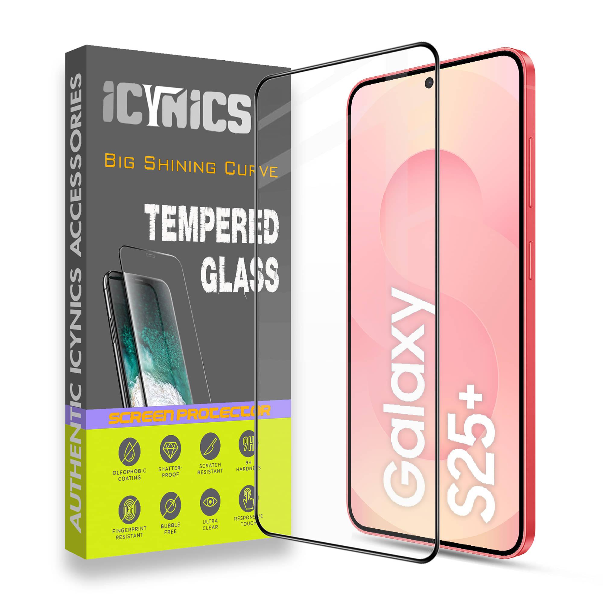 Icynics Tempered Glass Compatible For Samsung Galaxy S25 Plus 5g ( Pack of 1 ) Icynics Tempered Glass Compatible For Samsung Galaxy S25 Plus 5g ( Pack of 1 )
