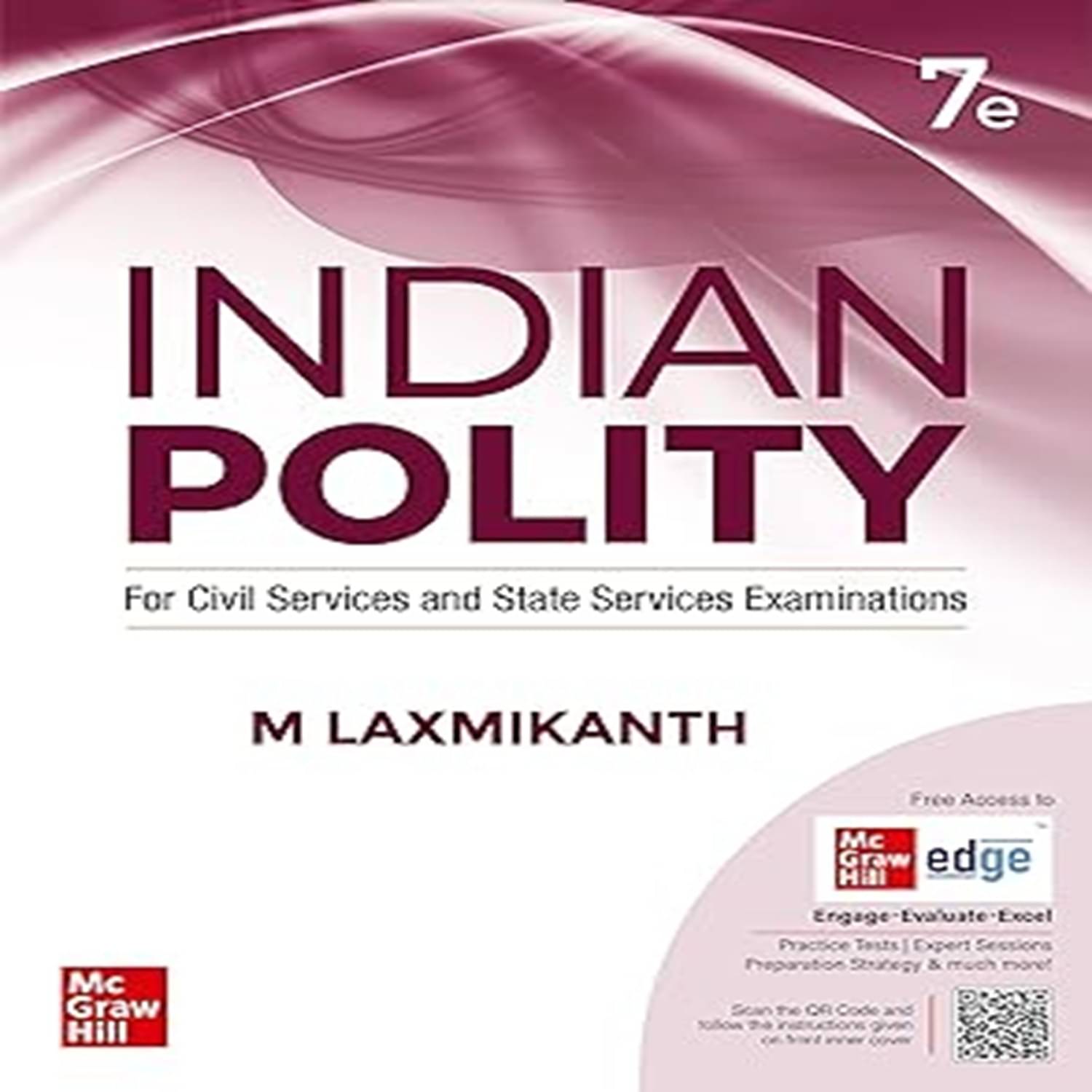     			Indian Polity for UPSC (English) by M Laxmikanth | 7th Edition (Latest) | Civil Services Exam- Prelims and Mains 2025 | State PSCs civil services exams/PCS exams Paperback – 15 July 2023