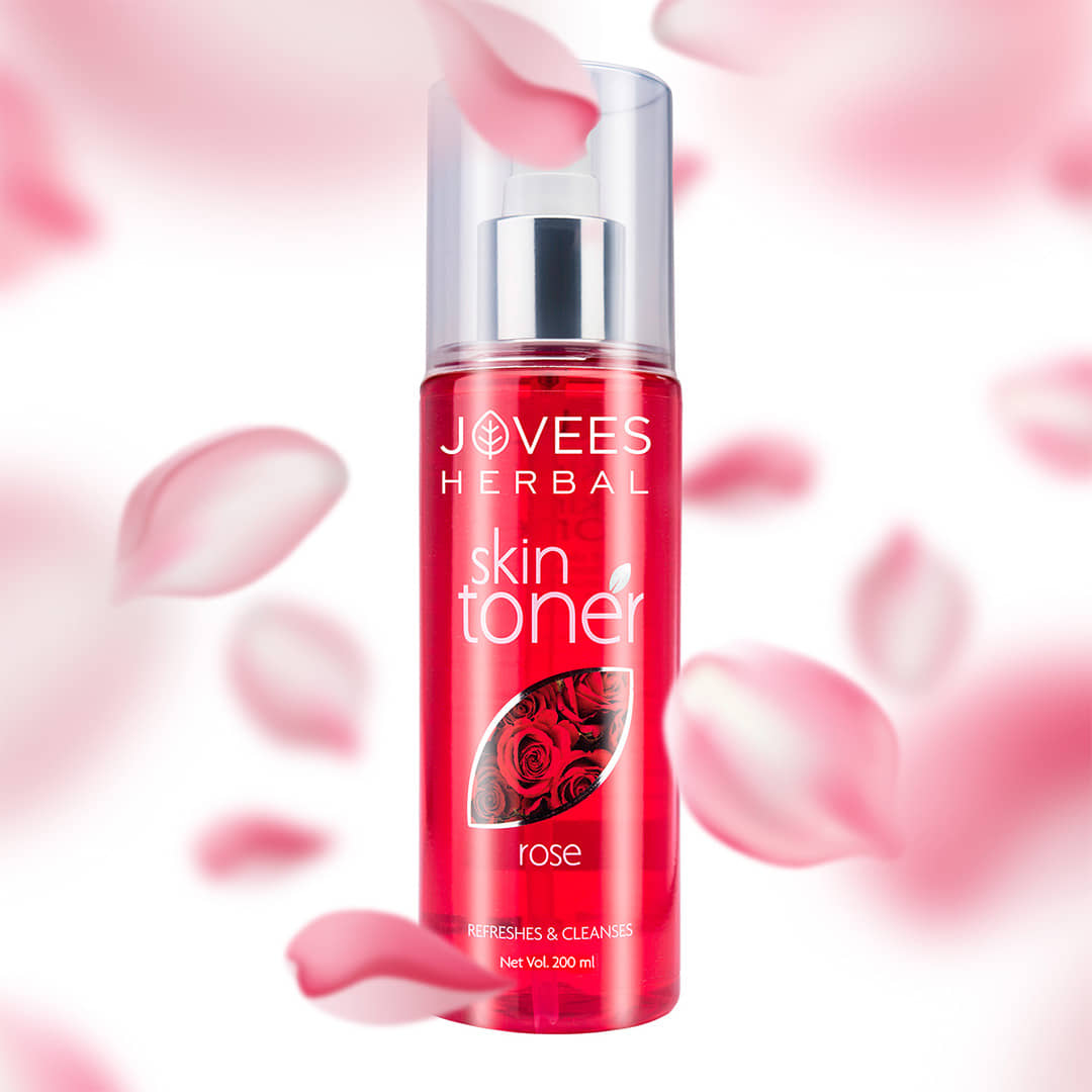 Jovees Herbal Rose Skin Toner For Glowing & Hydrating And Pore Tightening 200 ml (Pack of 1)